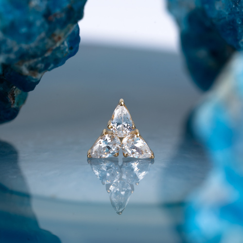 Накрутка Тройная золото 1.2 мм